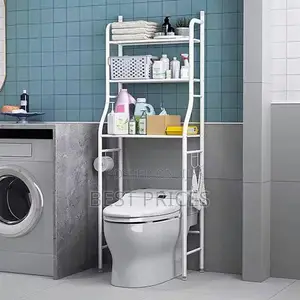 Over-the-Toilet Organizer Rack