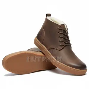 Men's Brown Leather Chukka Boots