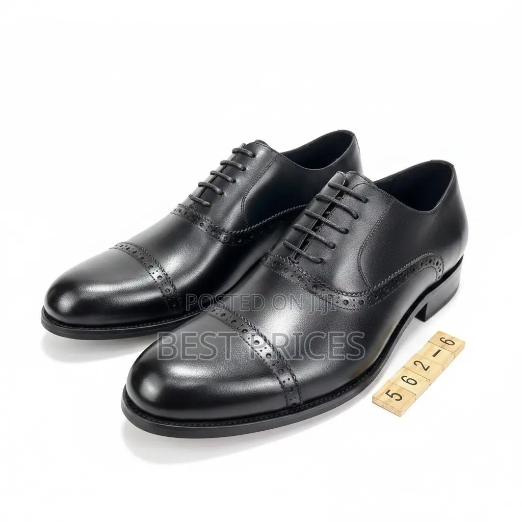 Franco Banetti Men's Cap-Toe Brogue Oxfords - Model 562-6
