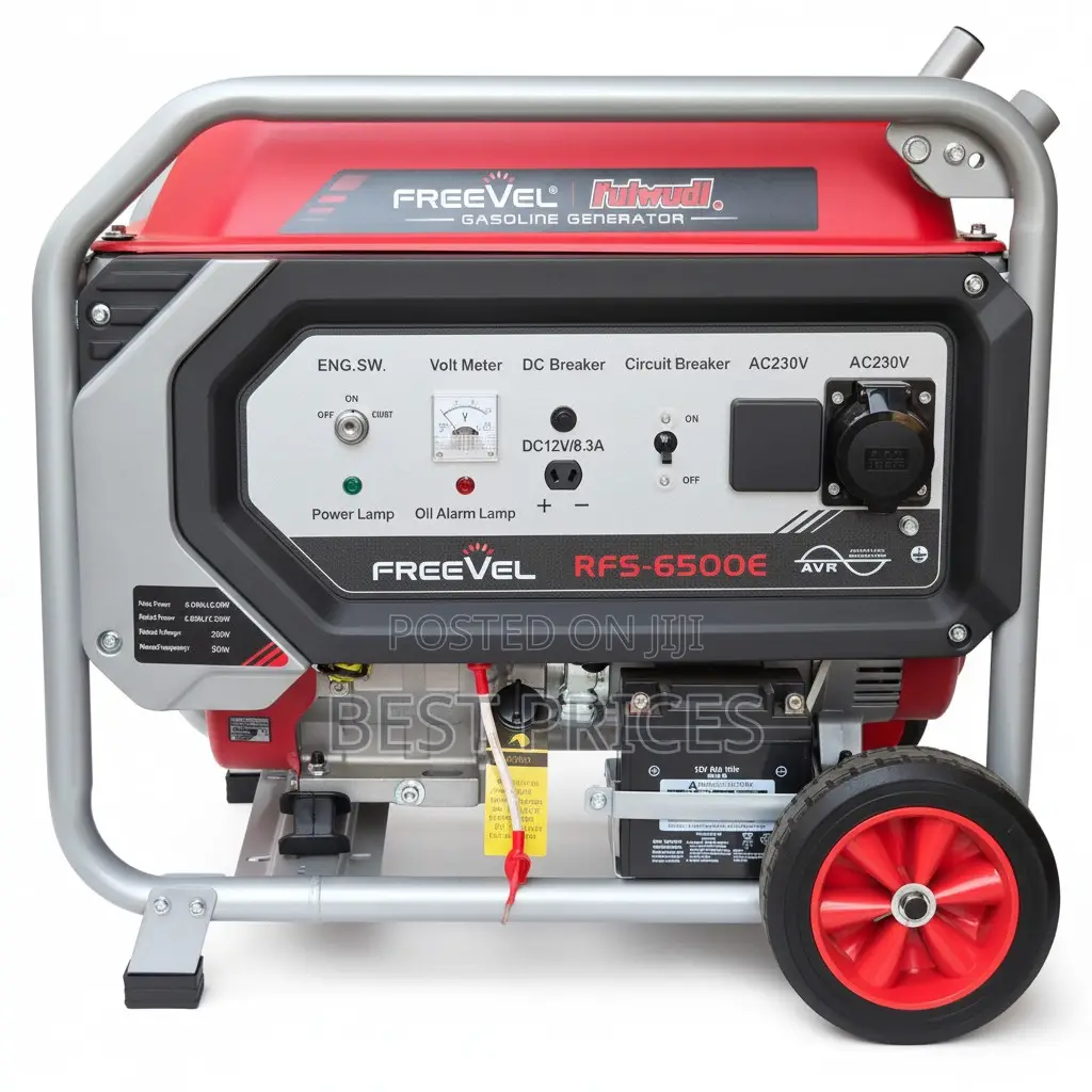 Freevel RFS-6500E 6.5KVA Petrol Generator with AVR & Electric Start