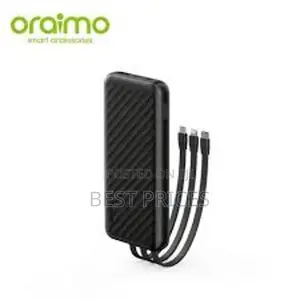 Oraimo Slice Link 10,000mAh Powerbank with 3 Inbuilt Cables