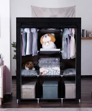 3 Columns Metallic Wardrobe