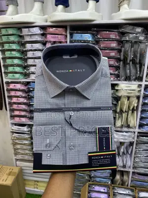 Monza Italy Men's Dress Shirt - Olive Green