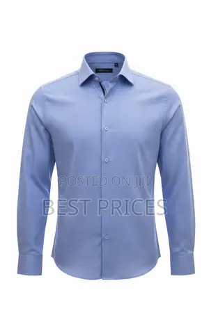 Monza Italy Men's Dress Shirt - Light Blue