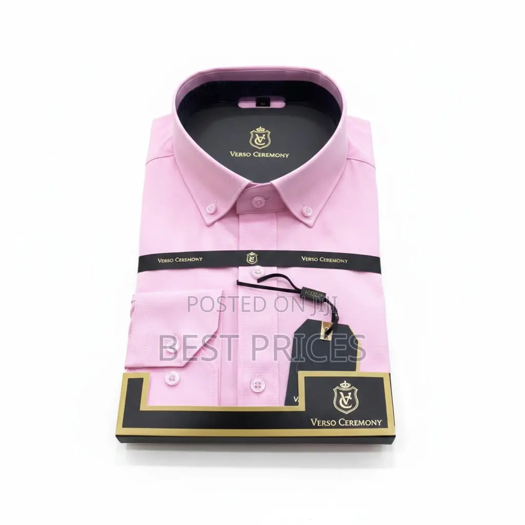 Verso Ceremony Men's Dress Shirt - Pink