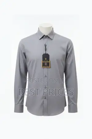 Verso Ceremony Men's Dress Shirt - Grey