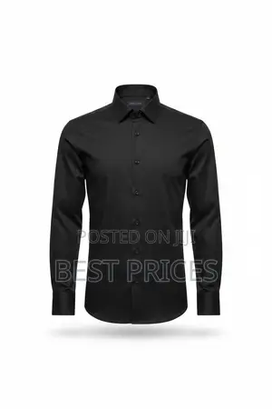 Verso Ceremony Men's Dress Shirt - Black