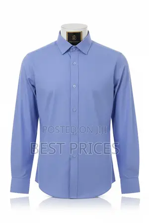 Verso Ceremony Men's Dress Shirt - Blue