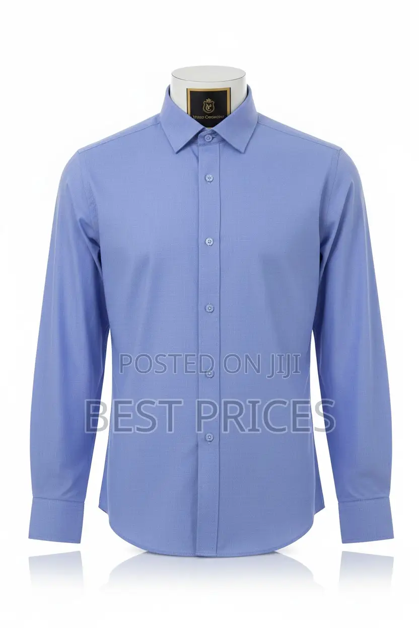 Verso Ceremony Men's Dress Shirt - Blue