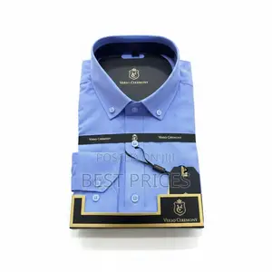 Verso Ceremony Men's Dress Shirt - Blue