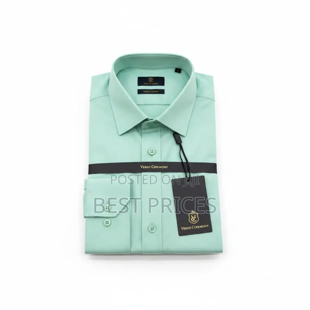 Verso Ceremony Men's Dress Shirt - Mint Green
