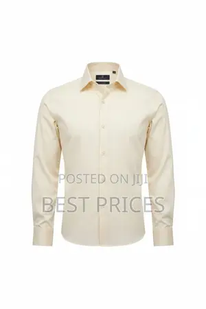 Verso Ceremony Men's Dress Shirt - Cream
