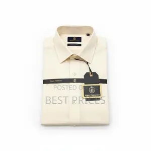 Verso Ceremony Men's Dress Shirt - Cream