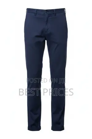 Men's Khaki Pants - Navy Blue