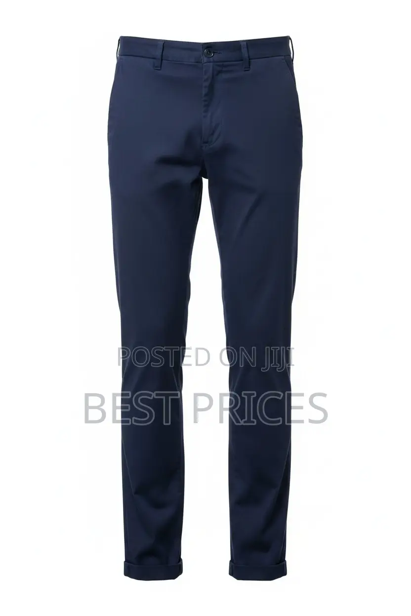 Men's Khaki Pants - Navy Blue