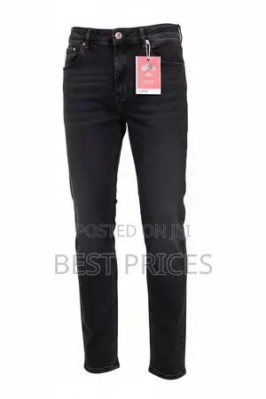 Men's Jeans - Black (Badge)