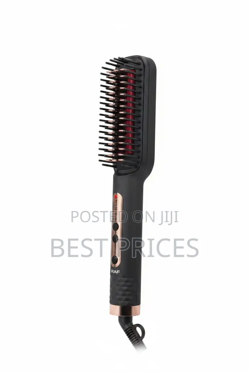 RAF R.406B Hair Straightener Brush – 45W – 950°F – Negative Ion