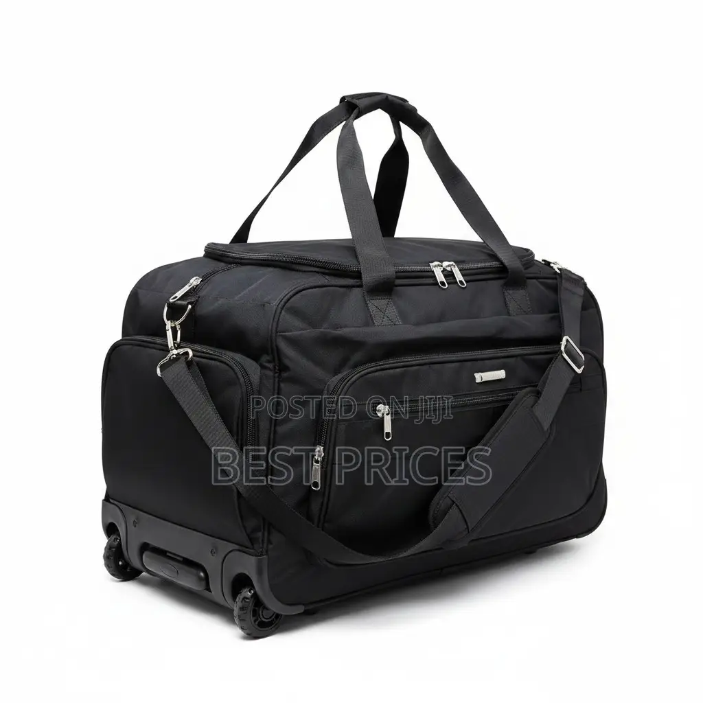 Black Wheeled Duffle Bag