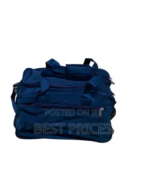 Navy Blue Travel Duffle Bag
