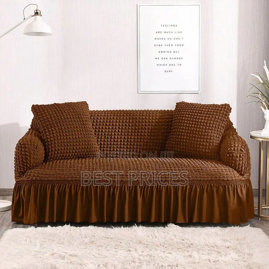 Seersucker Sofa Cover – 2 Seater
