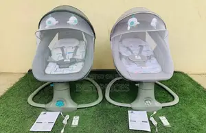 Electric Baby Swing Bouncer Chair with Canopy, Remote & Music