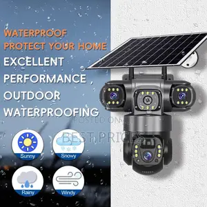 3 in 1 V380 Intelligent Solar Camera wireless outdoor security
