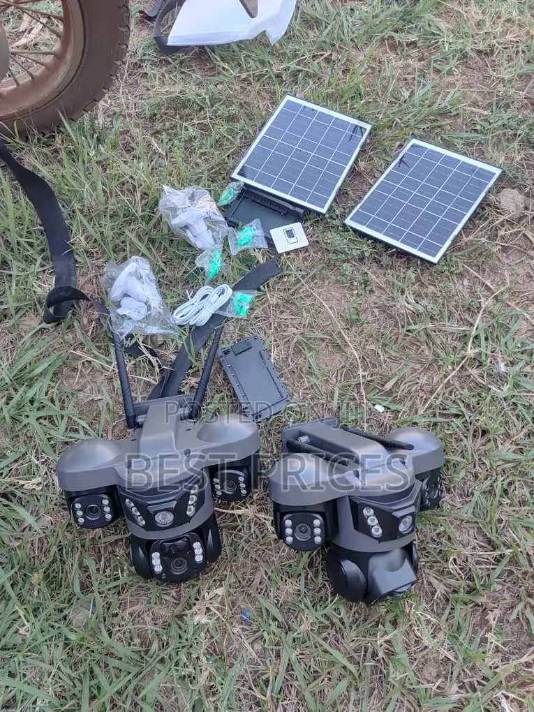3 in 1 V380 Intelligent Solar Camera wireless outdoor security