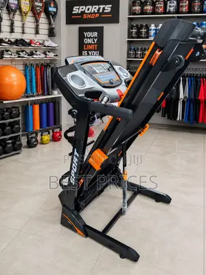 Sport Foldable Electric Treadmill | Speakers | USB | AUX | Dumbbells