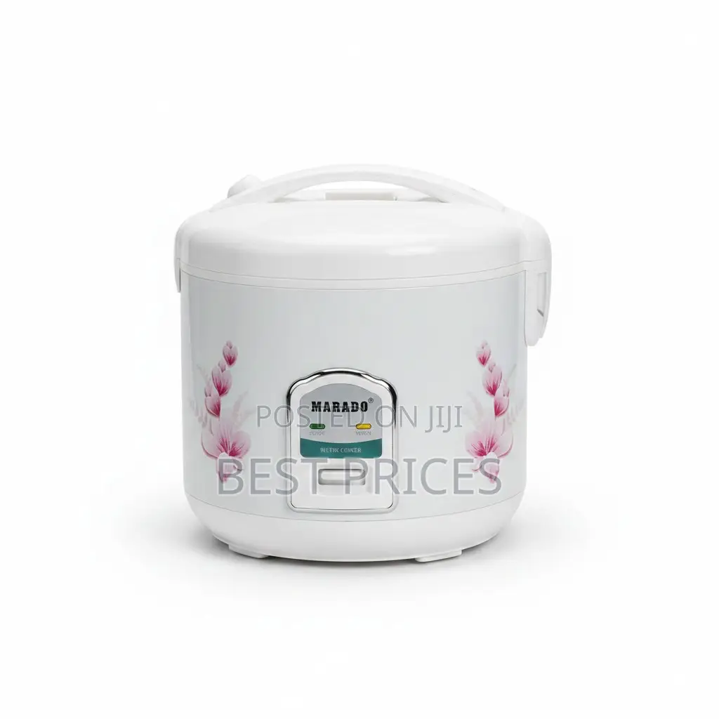 Marado 5 Litre Electric Rice Cooker | Floral Design | Cook & Warm