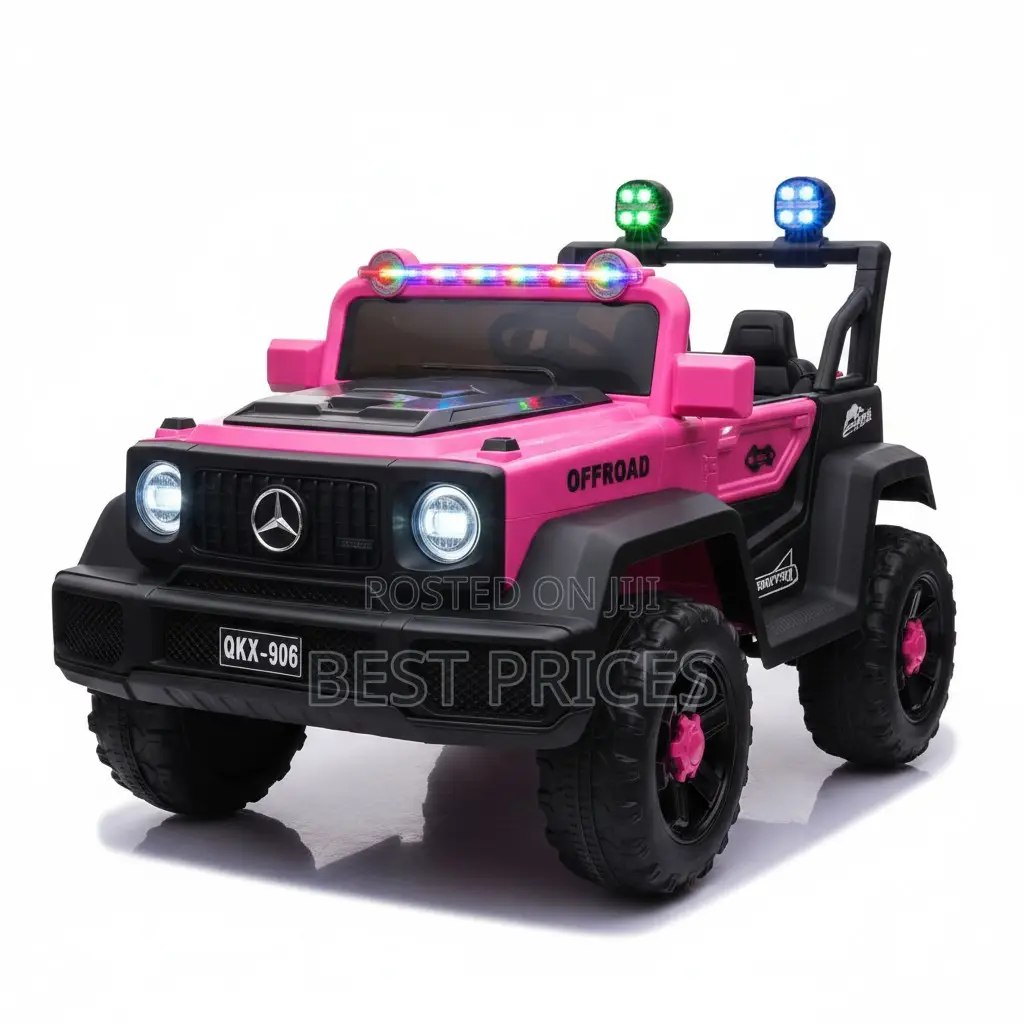 Kids Electric Ride-On Jeep QKX-906 | LED Lights & Music