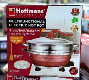 Hoffmans HM-3031 8L Multifunctional Electric Hot Pot with Steamer