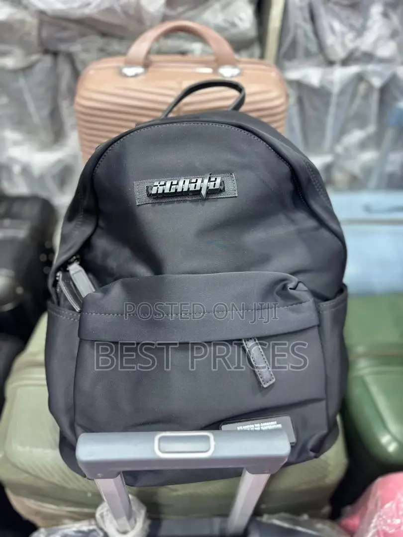Xchafa Premium Black Backpack - Black Badge Edition (School & Travel)
