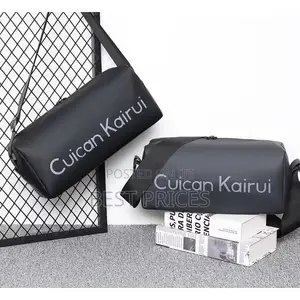 Cuican Kairui Men's Crossbody Shoulder Bag - Waterproof (Black & Army