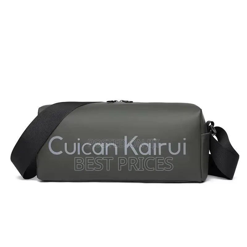 Cuican Kairui Men's Crossbody Shoulder Bag - Waterproof (Black & Army
