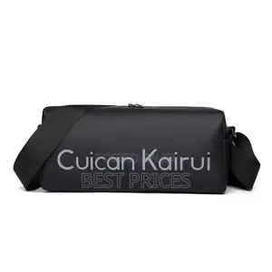 Cuican Kairui Men's Crossbody Shoulder Bag - Waterproof (Black & Army