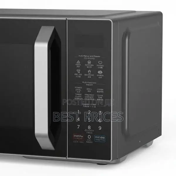 Midea 25L Digital Microwave Oven with Grill 1300W EG8P022MX-S - Black
