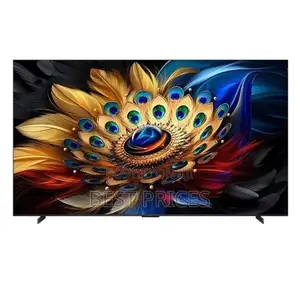 TCL 50 Inch C655 QLED 4K Google Smart TV Frameless - Black (1 Year