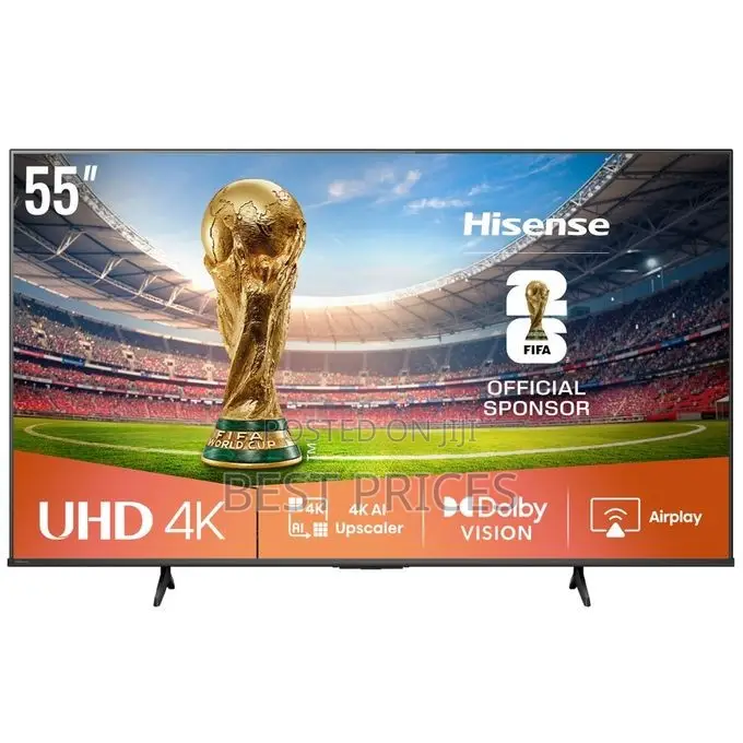 Hisense 55 Inch 4K UHD LED VIDAA Smart TV - 55Q6 (3 Years Warranty)