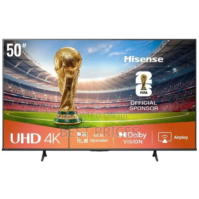Hisense 50 Inch LED 4K Ultra HD VIDAA Smart TV - 50A6QS (3 Years