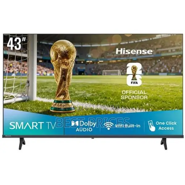 Hisense 43 Inch FHD LED VIDAA Smart Free To Air TV A4 - Black (3 Years
