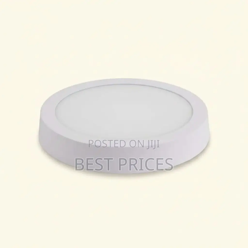 Round LED Surface Mount Panel Light 12W - Cool White