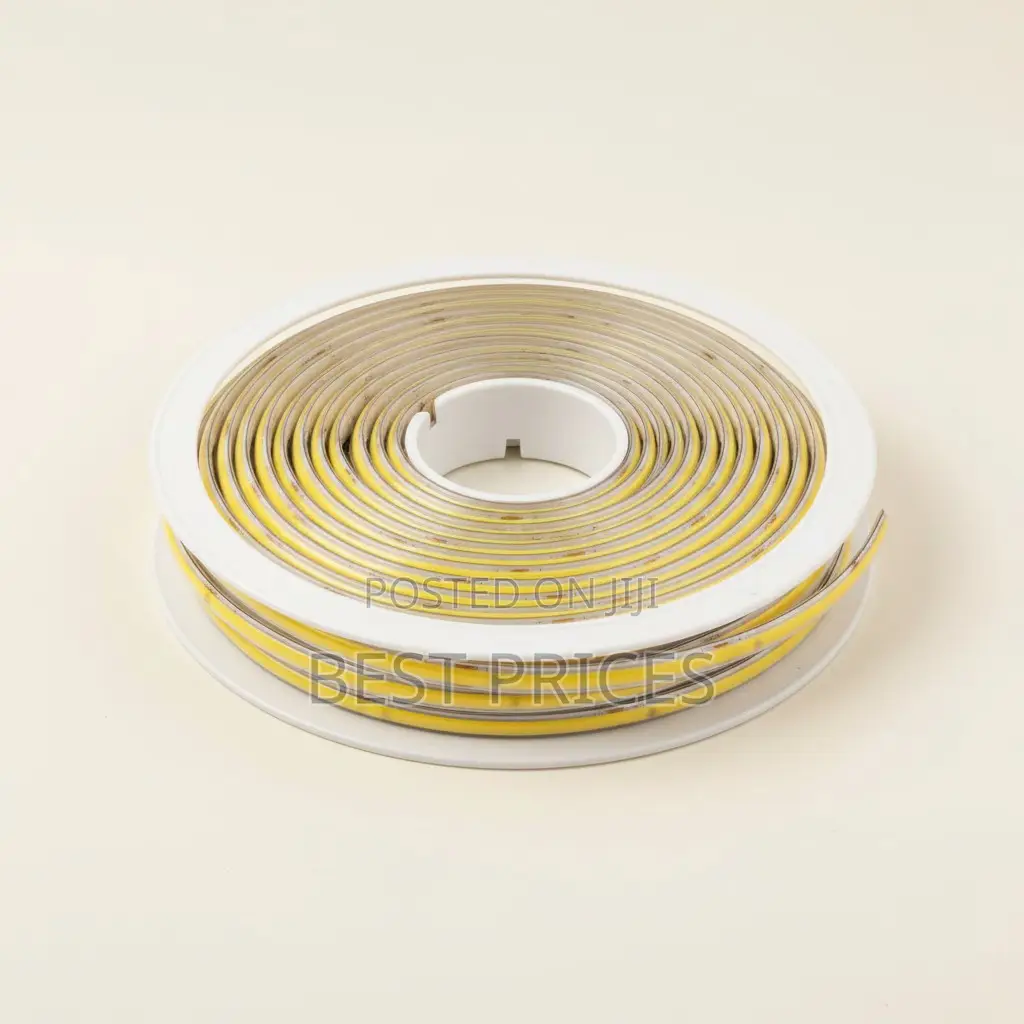 COB LED Flexible Sticker Strip Light Roll - Warm Yellow 50M