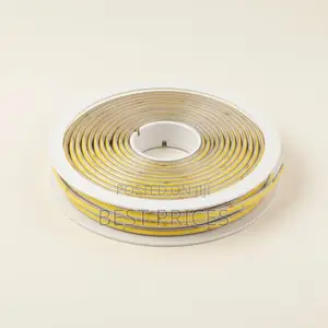 COB LED Flexible Sticker Strip Light Roll - Warm Yellow 50M