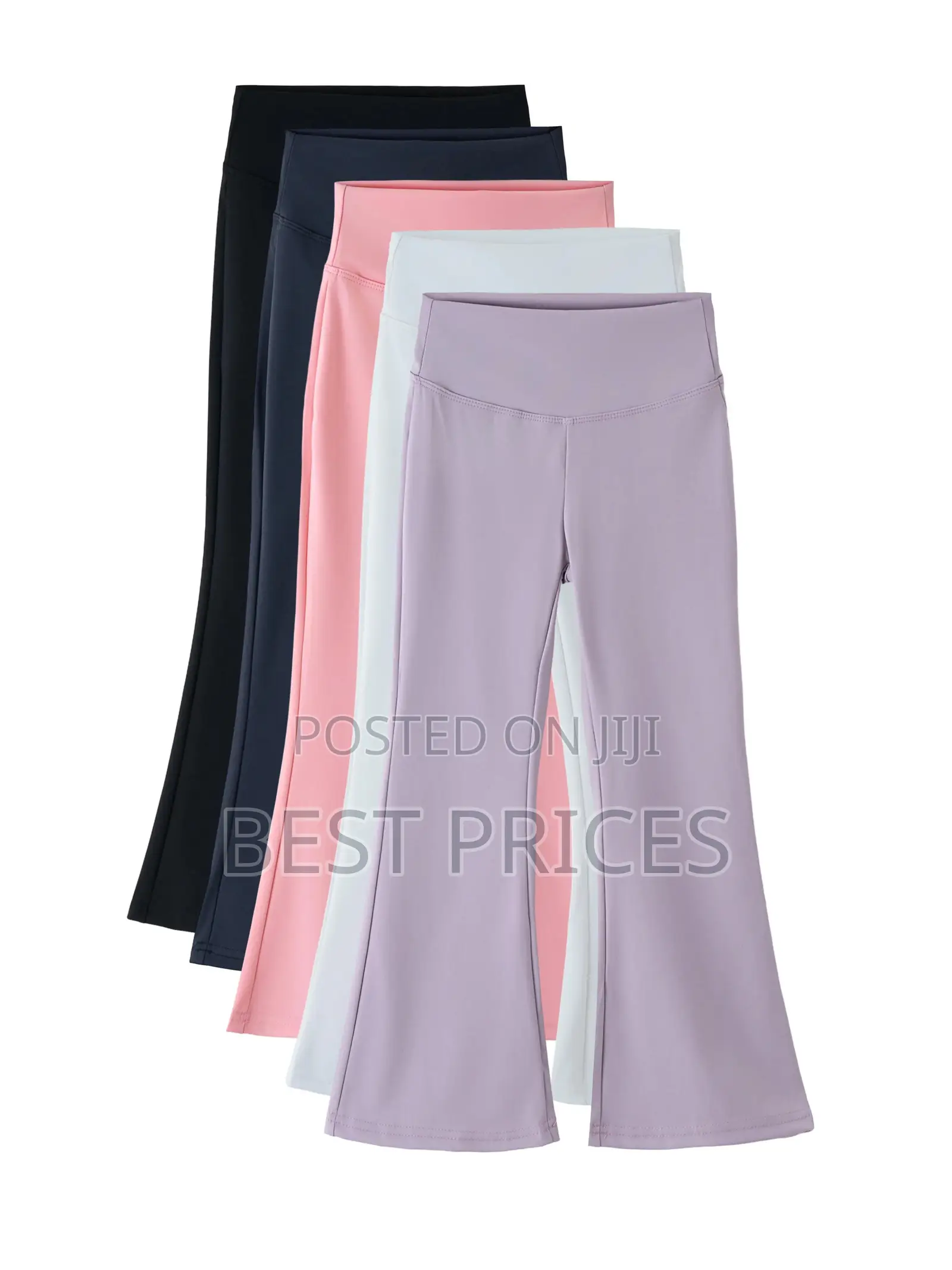Girls Flared Pants High Waist 2024 Yoga Leggings Teenagers Stretch