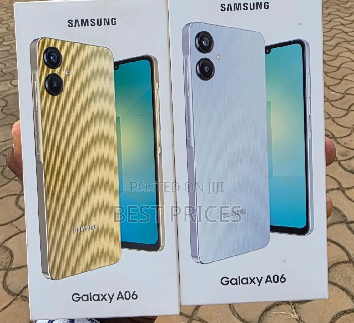 Samsung Galaxy A06 - 4GB RAM + 64GB | Gold & Silver