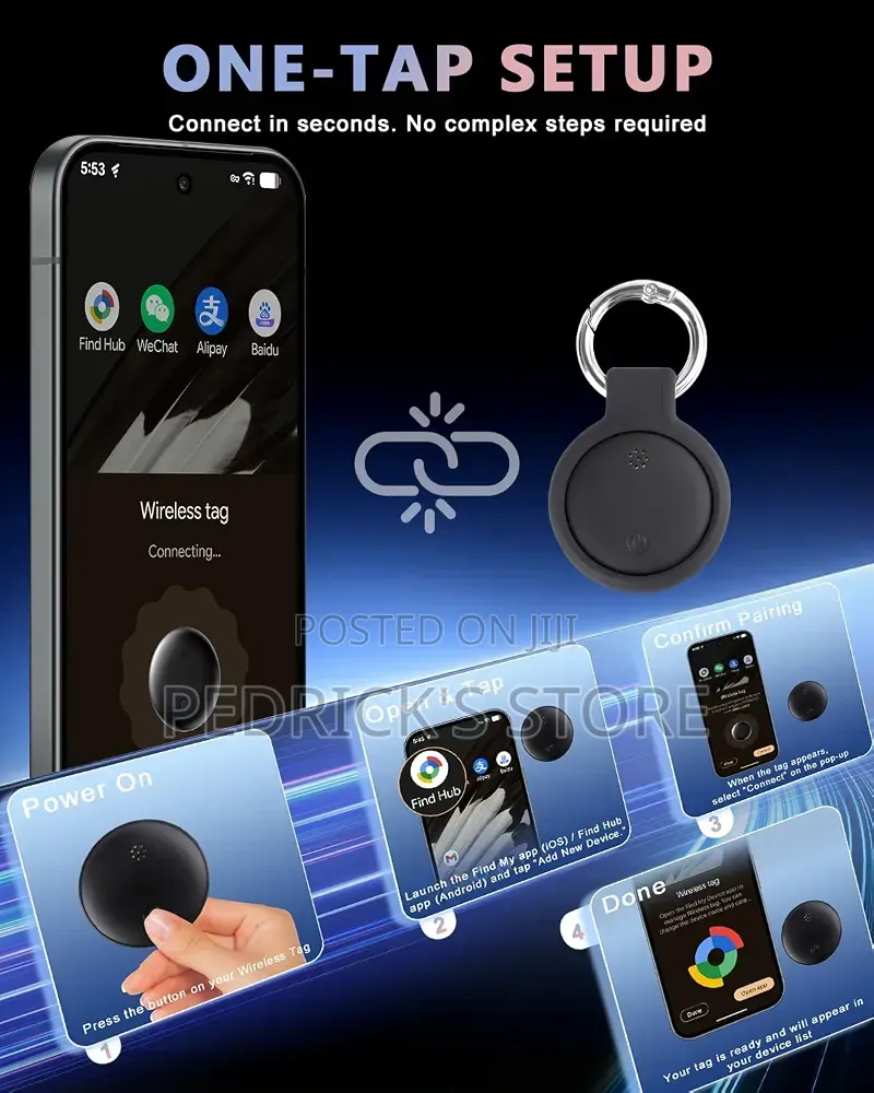 Global Smart Tag Tracker – Apple & Google Compatible