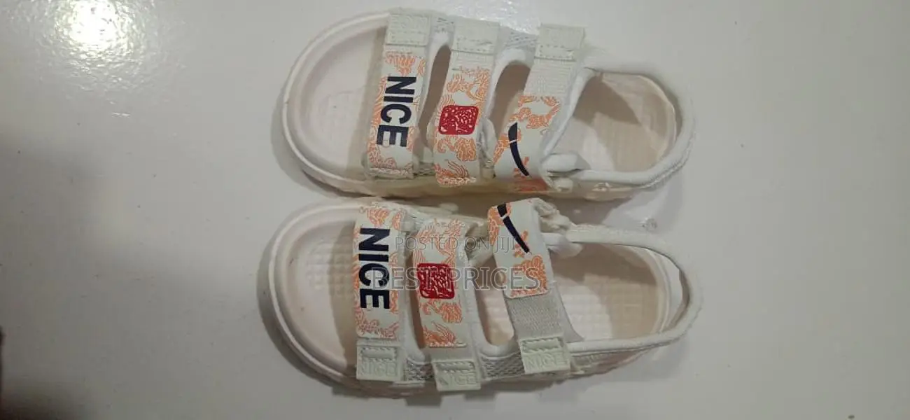 Kids NICE Sport Sandals - White (Sizes 26-34)