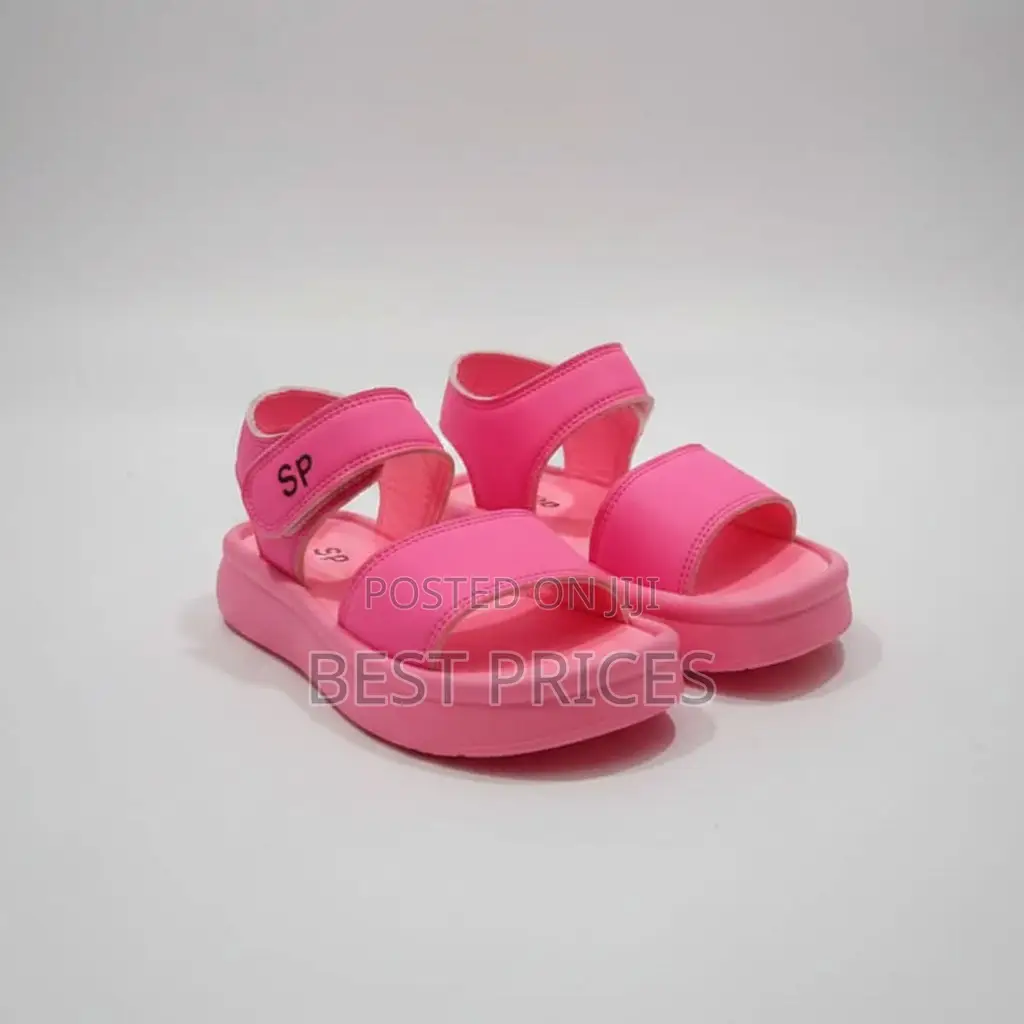 Kids Pink Velcro Sandals - OdS (Sizes 29-35)