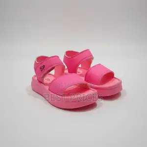 Kids Pink Velcro Sandals - OdS (Sizes 29-35)