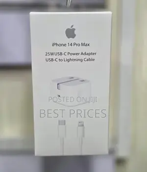 Original iPhone 25W USB-C Power Adapter + USB-C to Lightning Cable